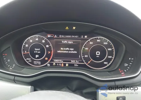 2017 Audi A4 2.0T Premium from USA, damaged, VIN WAUENAF42HN028241